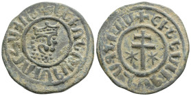 Medieval Armenia, Cilician Armenia, Levon I (1198-1219 AD) AE Tank (7,6 mm, 29,2 g)
