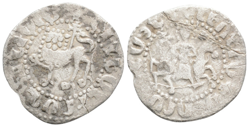 Armenia, Cilician Armenia. Levon II AR Tram. 1270-1289. 2,3 g. 22 mm.