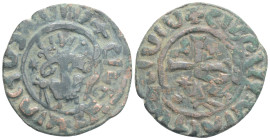 Medieval, Armenia, Hetoum I (1226-1270 AD) AE Tank. (29,1 mm,5,9 g)
