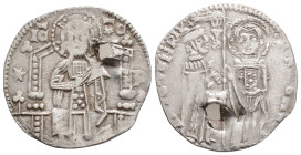Italian States, Venezia (Venice, Republic). Antonio Venier, Doge LXII, (1382-1400 AD)
AR Grosso (21.4 mm, 1.9 g)