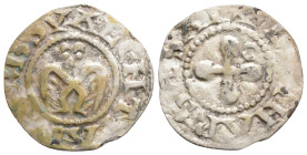 Medieval France, Valence. Anonymous Bishops (1157-1276 AD) AR Denier (18,3 mm, 0.91 g)