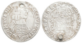World Coins, AUSTRIA. Olmütz. Karl II von Liechtenstein (1664-1695). 15 Kreuzer (1679-SAS). 1,2 g. 21,8 mm.