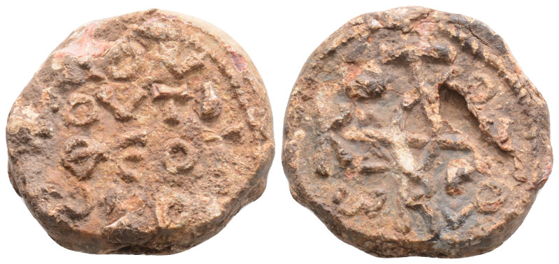 Byzantine Lead Seal, 15,6 g. 22,3 mm.