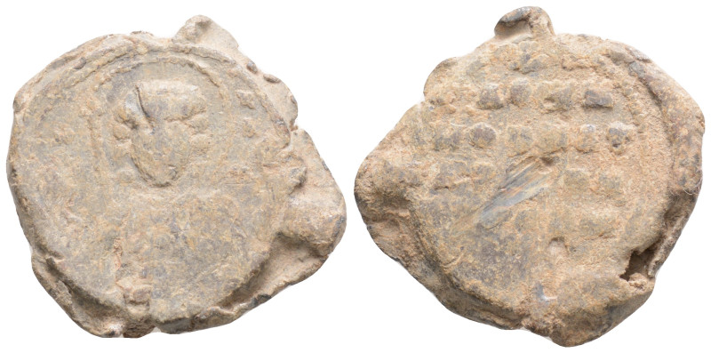 Byzantine Lead Seal, 13,1 g. 27,2 mm.