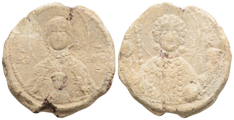 Byzantine Lead Seal, 10,4 g. 26,5 mm.
