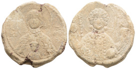 Byzantine Lead Seal, 10,4 g. 26,5 mm.