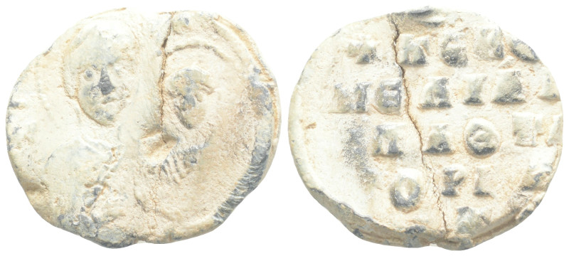 Byzantine Lead Seal, 5,7 g. 22,4 mm.