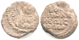 Byzantine Lead Seal, 10,6 g. 22,8 mm.