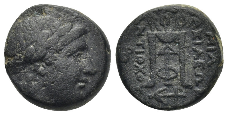 SELEUKID KINGDOM. Antiochos II Theos (261–246 BC). AE.(5.6 Gr. 15mm.) Sardeis. 
...