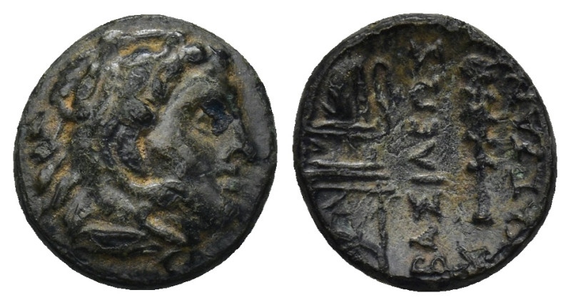 KINGS OF MACEDON. Alexander III 'the Great' (336-323 BC). Ae Unit. (12mm, 1.68 g...