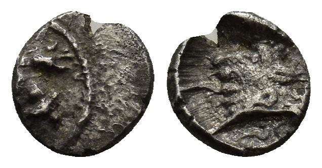 SATRAPS of CARIA. Hekatomnos. Circa 392/1-377/6 BC. AR Hemiobol (0.43 Gr. 8mm.)....