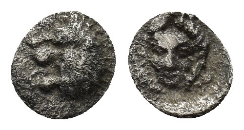 SATRAPS of CARIA. Hekatomnos. Circa 392/1-377/6 BC. AR Tetartemorion (0.18 Gr. 6...