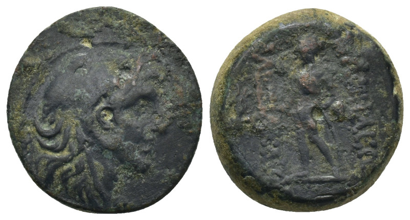 SELEUKID KINGS of SYRIA. Alexander I Balas. 152-145 BC. Æ (19mm, 7.78 g). Antioc...