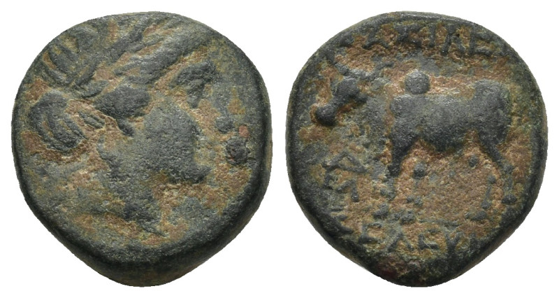 SELEUKID KINGS of SYRIA. Seleukos II Kallinikos. 246-225 BC. Æ (15mm, 4.18 g). U...