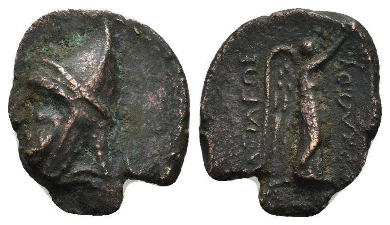 Armenia. Sophene. Arkathias I. (after ca 190-ca 175 BC) AE (14mm, 2.22 g), Head ...