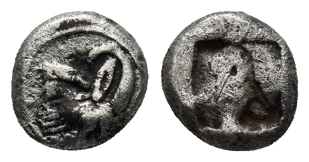 Uncertain Greek Silver Coins (0.9 Gr. 7mm.).