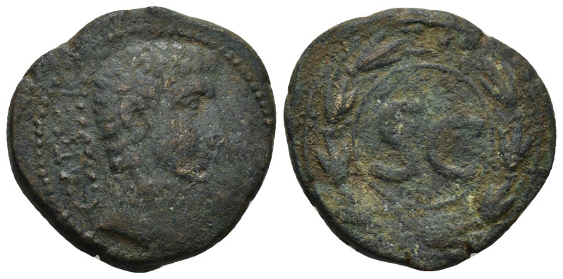 SYRIA, Seleucis and Pieria. Antioch . Augustus. 27 BC-AD 14. Æ As (25mm, 11.10 g...