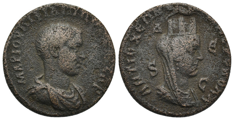 SYRIA, Seleucis and Pieria. Antioch . Philip II. As Caesar, AD 244-247. AE (15.1...