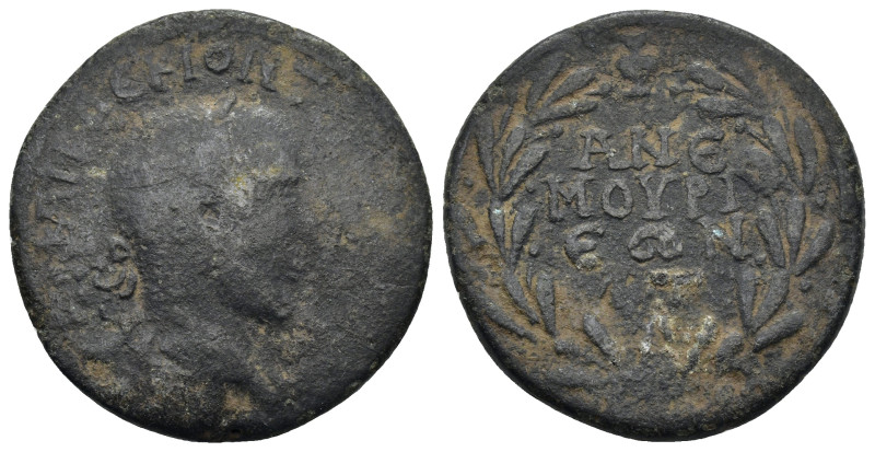 CILICIA. Anemurium. Valerian I (253-260). AE. (11.24 Gr. 28mm.)
 Laureate, drape...