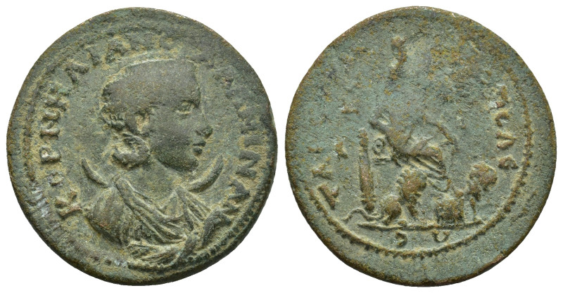CILICIA, Tarsus. Salonina. Augusta, AD 254-268. AE (10.6 Gr. 27mm.) 
Draped bust...