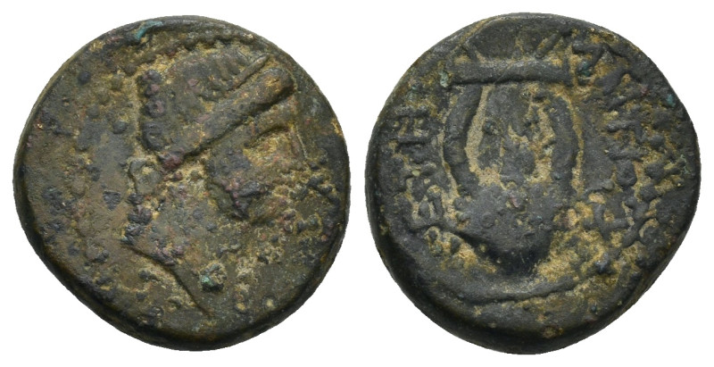 Seleukis and Pieria, Antioch. Pseudo-autonomous issue, c. AD 54-68. Æ Dichalkon ...