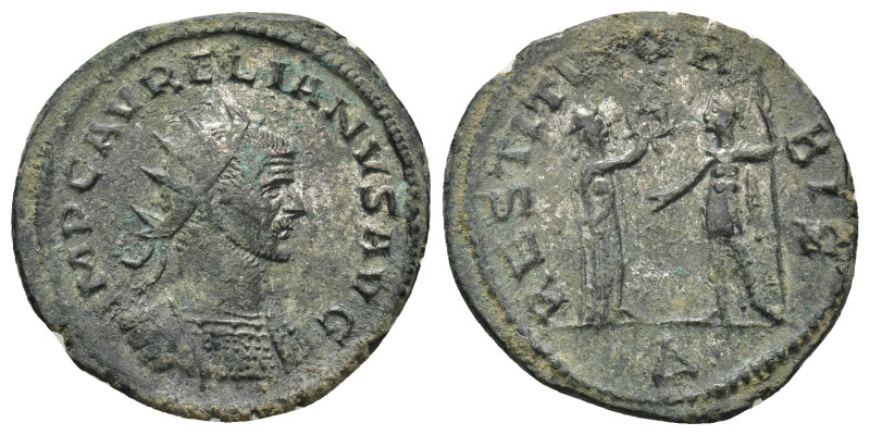 Aurelian BI Antoninianus. Serdica, AD 274-275. (3.73 Gr. 23mm.)
Radiate and cuir...