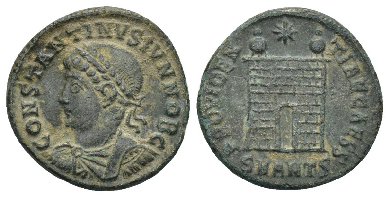 CONSTANTINE II, as Caesar. 317-337 AD. Æ Follis (18mm - 2.56 g). Antioch mint. S...