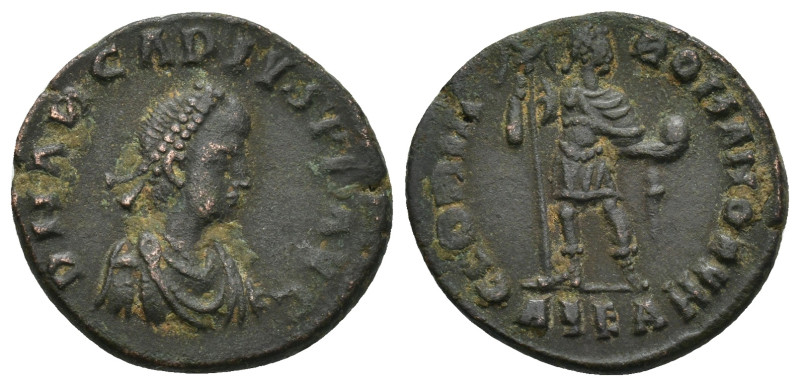 Arcadius. AD 383-408. Æ (21mm, 4.87 g). Alexandria mint. Struck AD 392-395. Pear...