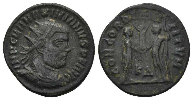 Maximianus. First reign, A.D. 286-305. AE post-reform radiate follis fraction (2...