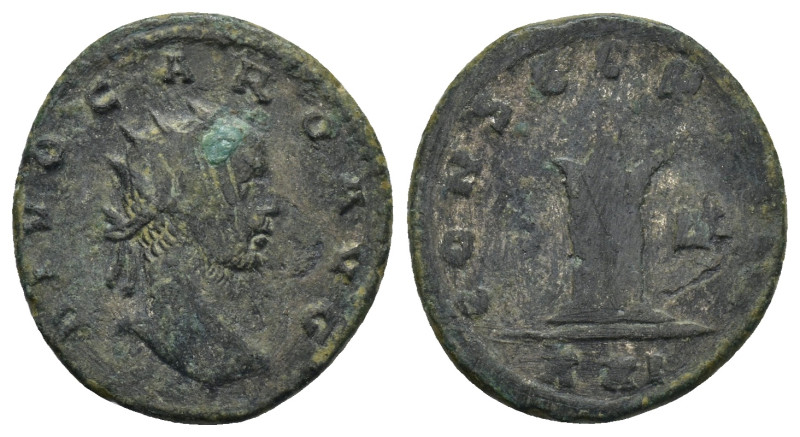 Divus Carus BI Antoninianus. Antioch, AD 282-283. (3.97 Gr. 20mm.)
Radiate head ...