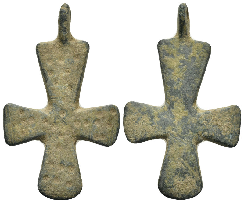 Byzantine Cross Pendant AE (5.8 Gr. 41mm.) SOLD AS SEEN, NO RETURN!