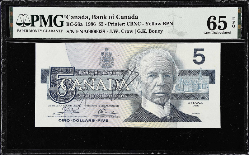 CANADA. Lot of (12). Bank of Canada. 1 to 100 Dollars, 1971-86. P-Various. Match...