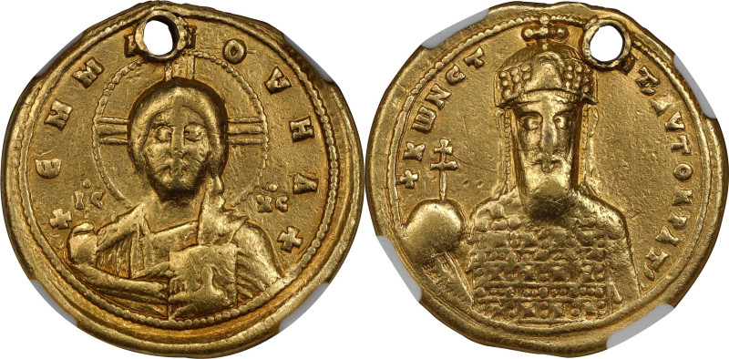 CONSTANTINE VII, 913-959. AV Medallic Bulla of 4 Solidi Weight (17.73 gms), ca. ...