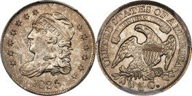 1835 Capped Bust Half Dime. LM-7. Rarity-3. Large Date, Large 5 C. MS-66 (PCGS).
This charming example will appeal to both the Gem type collector and...