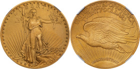 1908 Saint-Gaudens Double Eagle. Motto. JD-1. Rarity-5-. Sand Blast Finish. Proof-66 (NGC).
Offered is a highly appealing Gem example of a popular an...