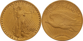 1911 Saint-Gaudens Double Eagle. JD-1, the only known dies. Rarity-5. Proof-65 (PCGS). CAC.
A fully original piece that displays the characteristic f...