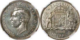AUSTRALIA. Proof Set (6 Pieces), 1938. Melbourne Mint. George VI. All NGC Certified.
1) 1/2 Penny. NGC Proof-64 Red Brown. KM-35. The Sole Finest Cer...