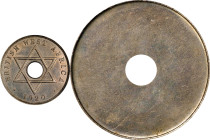 BRITISH WEST AFRICA. Copper-Nickel Uniface Obverse Penny Trial Strike, 1920. Birmingham (Kings Norton) Mint. George V. PCGS SPECIMEN-63.
cf. KM-9 (fo...