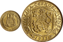CZECHOSLOVAKIA. Ducat, 1931. Kremnica Mint. NGC MS-64.
Fr-2; KM-8; Novotny-16. A rather engaging near-Gem striking, this middle-date example provides...