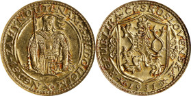 CZECHOSLOVAKIA. Ducat, 1931. Kremnica Mint. NGC MS-63.
Fr-2; KM-8; Novotny-16. Highly Choice and thoroughly appealing, this golden minor presents gre...
