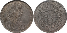 DENMARK. Speciedaler, ND (ca. 1668). Copenhagen Mint. Frederik III. NGC AU-58.
Dav-3560; KM-301. Falling just short of a Mint State designation, this...