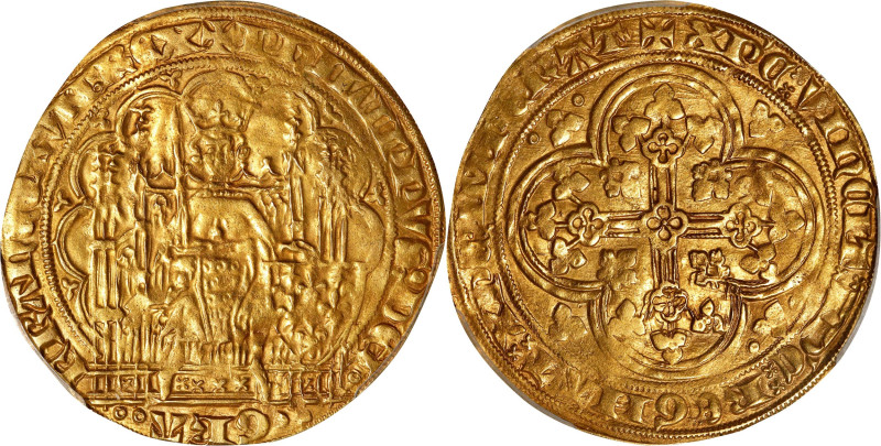 FRANCE. Ecu d'Or, ND (1328-50). Philippe VI. PCGS AU-55.
Fr-270; Dup-249E. Weig...