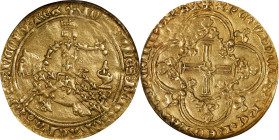 FRANCE. Franc a Cheval, ND (1350-64). Paris Mint. Jean II "the Good". NGC EF-40.
Fr-279; Dup-294. This most beautiful and wholesome example delivers ...