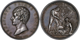 FRANCE. Napoleon as First Consul/Restoration of the Cisalpine Republic Silver Medal, Year VIII (1799/1800). Turin Mint. PCGS SPECIMEN-55.
Bramsen-42;...