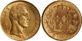 FRANCE. 40 Francs, 1830-A. Paris Mint. Charles X. PCGS MS-61.
Fr-547; KM-721.1; Gad-1105. An appealing Mint State example of the type, offering a hig...