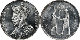 NEW ZEALAND. Crown, 1935. London Mint. George V. NGC PROOF-63+.
KM-6. Mintage: 468. The KEY in the New Zealand series, this tremendous example of the...