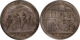 POLAND. King Stanislaw August Rescued from Abduction Silver Medal, 1771. PCGS MS-62.
H-Cz-3124; Racz-520. By: I.L. Oexlein. Obverse: Two half-naked F...