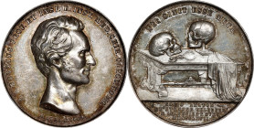 SWEDEN. Anders Adolph Retzius Silver Medal, 1867. PCGS SPECIMEN-63.
Brettauer-966; Hyckert-II, 146, 1; Olsén-183; Granberg-256. By L. Ahlborn. Diamet...