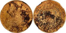 MEXICO. Charles IV. 1789-Mo FM 8 Escudos. Mexico City Mint. Fr-37, KM-157, Cal-Type 180 #1627. CAROL IV. Excavation Recovery (NGC).
Displaying modera...