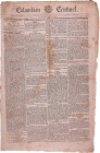 Boston, Massachusetts. Columbian Centinel Newspaper with Numismatic Content Pertaining to the First U.S. Mint. May 1, 1793 Issue.
19 inches x 12.25 i...